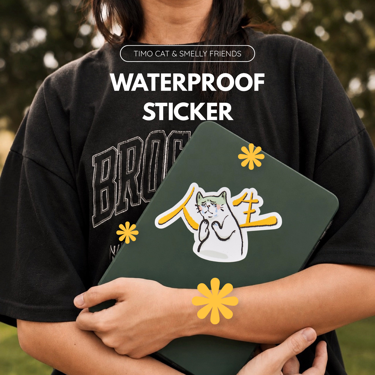 Acceptance Timo Cat Sticker